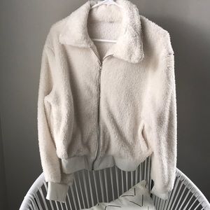 Ivory Teddy Bear Coat
